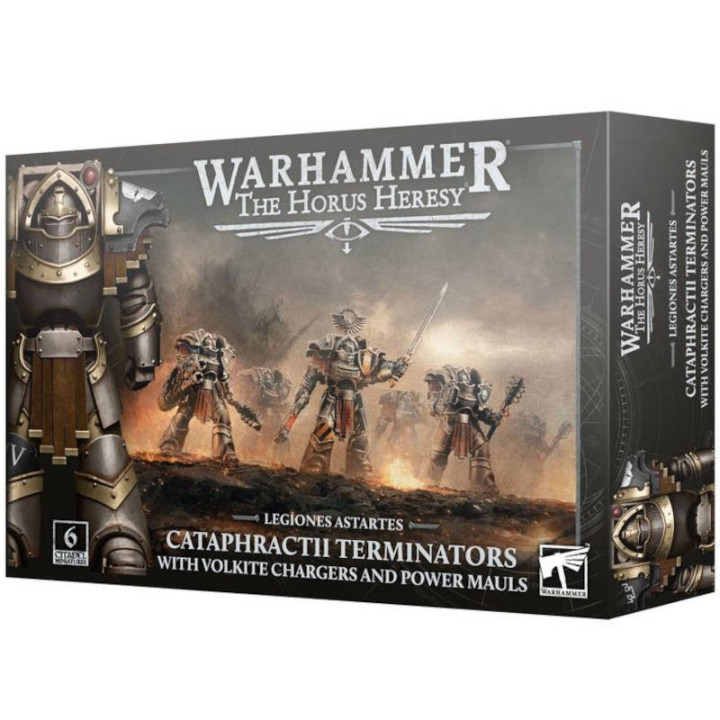 Warhammer : The Horus Heresy - Legiones Astartes : Cataphractii Terminators with Volkite Chargers and Power Mauls