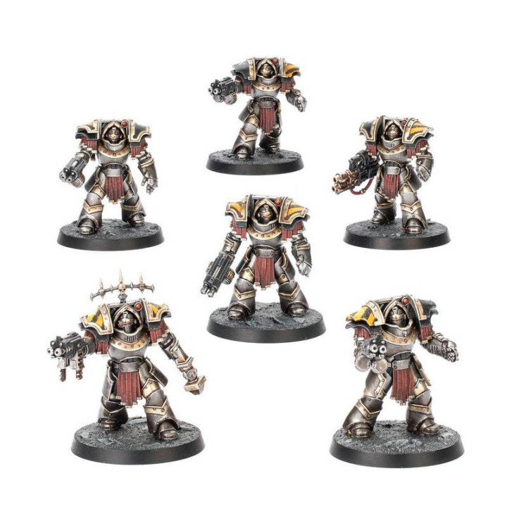 Warhammer : The Horus Heresy - Legiones Astartes : Cataphractii Terminators with Combi-Bolters and Power Fists