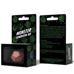 Dé Générateur de Monstre - Rouge & Beige