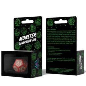 Boite de Dé Générateur de Monstre - Rouge & Beige