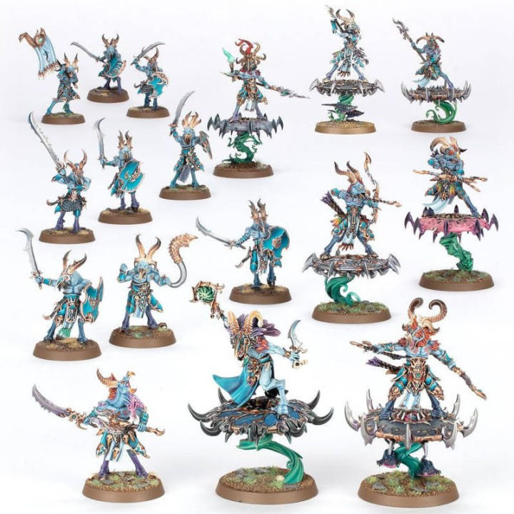 Age of Sigmar : Disciples of Tzeentch - Spearhead Tzaangor Warflock