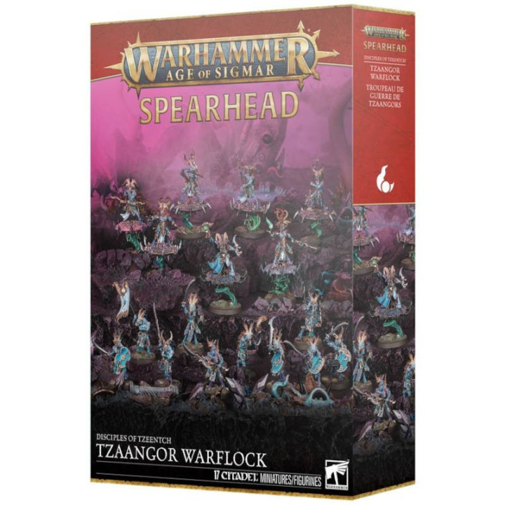 Age of Sigmar : Disciples of Tzeentch - Spearhead Tzaangor Warflock