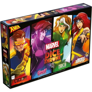 Boite de Dice Throne Marvel : Cyclope - Gambit - Malicia - Jean Grey