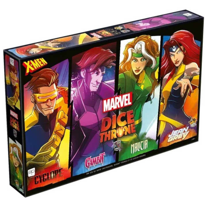 Dice Throne Marvel : Cyclope - Gambit - Malicia - Jean Grey