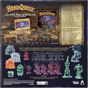 HeroQuest - Les Sorciers De Morcar - Dos de Boite