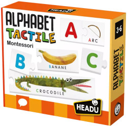 Alphabet Tactile Montessori - Boite de jeu