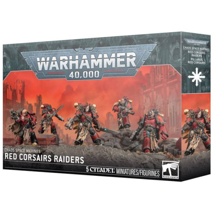 Warhammer 40K : Chaos Space Marines - Red Corsairs Raiders