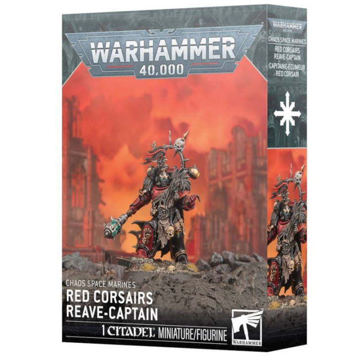 Warhammer 40K : Chaos Space Marines - Red Corsairs Reave-Captain