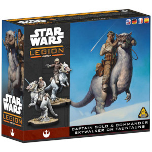 Star Wars : Légion - Captain Solo & Commander Skywalker on Tauntauns