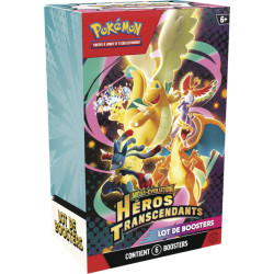Pokemon ME02.5 : Héros Transcendants - Lot de 6 Boosters