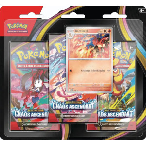 Pokemon ME04 : Chaos Ascendant - Pack 3 Boosters