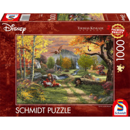 Acheter Puzzle Kinkade - Rox Et Rouky - Ludifolie