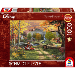 Puzzle Kinkade - Rox Et Rouky - 1000 pièces