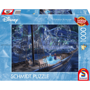 Puzzle Kinkade - La Reine Des Neiges : Amour Et Magie - 1000 pièces