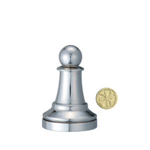 Cast Huzzle Chess Pawn Silver
