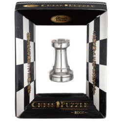 Cast Huzzle Chess Rook Silver