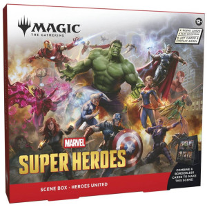 Boite de Magic : Marvel Super Heroes - Scene Box Heroes United EN
