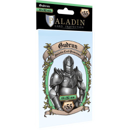 55 Protège Cartes Paladin - Gudrun - Premium Queen Tarot 61 x 112 mm