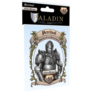 55 Protège Cartes Paladin - Percival - Standard Board Game/CCG 63.5 x 89 mm