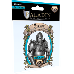 55 Protège Cartes Paladin - Trevor - Medium Plus Square 76 x 76 mm