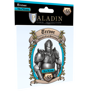 55 Protège Cartes Paladin - Trevor - Medium Plus Square 76 x 76 mm