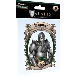 Boite de 55 Protège Cartes Paladin - Dagonet - 87.5 x 100 mm