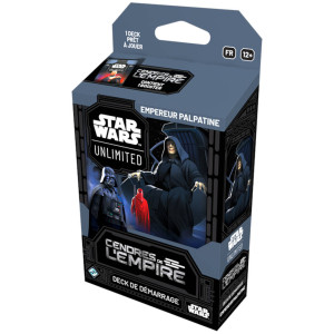 Boite de Star Wars Unlimited : Cendres de l'Empire - Deck de Démarrage Empereur Palpatine