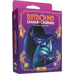 League of Legends Riftbound : Déchainement - Deck de Champion Vex FR