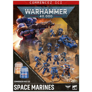 Boite de Warhammer 40K : Commencer avec les Space Marines