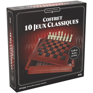 Boite de Coffret Multijeux - 10 Jeux