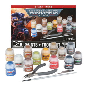 Warhammer 40K: Paints + Tools Set