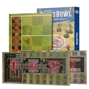 Blood Bowl : Sevens Pitch and Dugouts