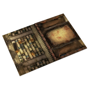 Livre Plateau de Jeu : Cartes de Batailles Épiques - Édition Post Apocalyptique A3
