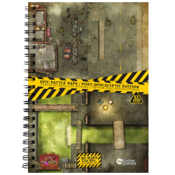 Livre Plateau de Jeu : Cartes de Batailles Epiques - Edition Post Apocalyptique A3