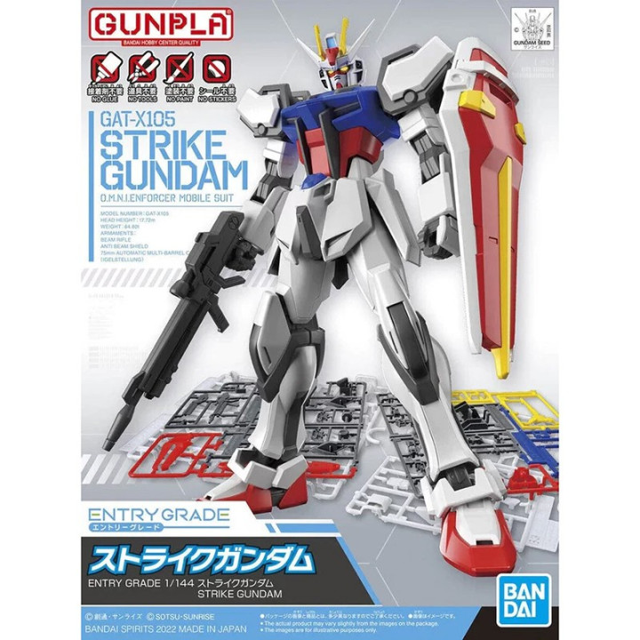 Gundam Gunpla - Entry Grade Strike Gundam 1/144