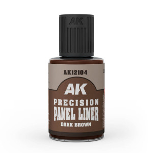 Boite de AK Interactive : Precision Panel Liner - Dark Brown