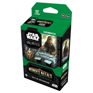 Boite de Star Wars Unlimited : Mondes Natals - Deck de Démarrage Chewbacca