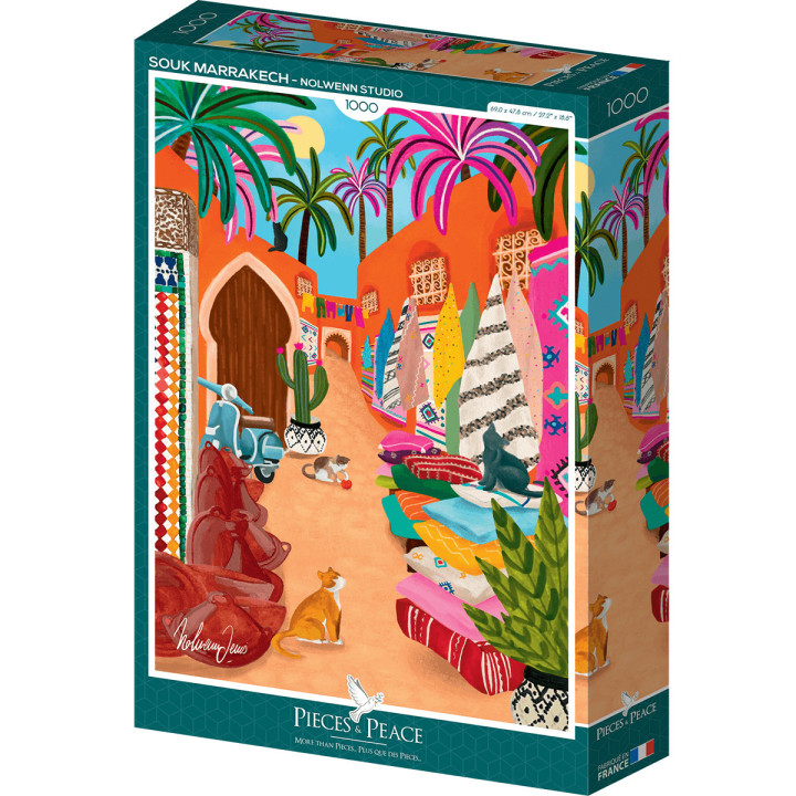Puzzle Souk De Marrakech - 1000 Pièces