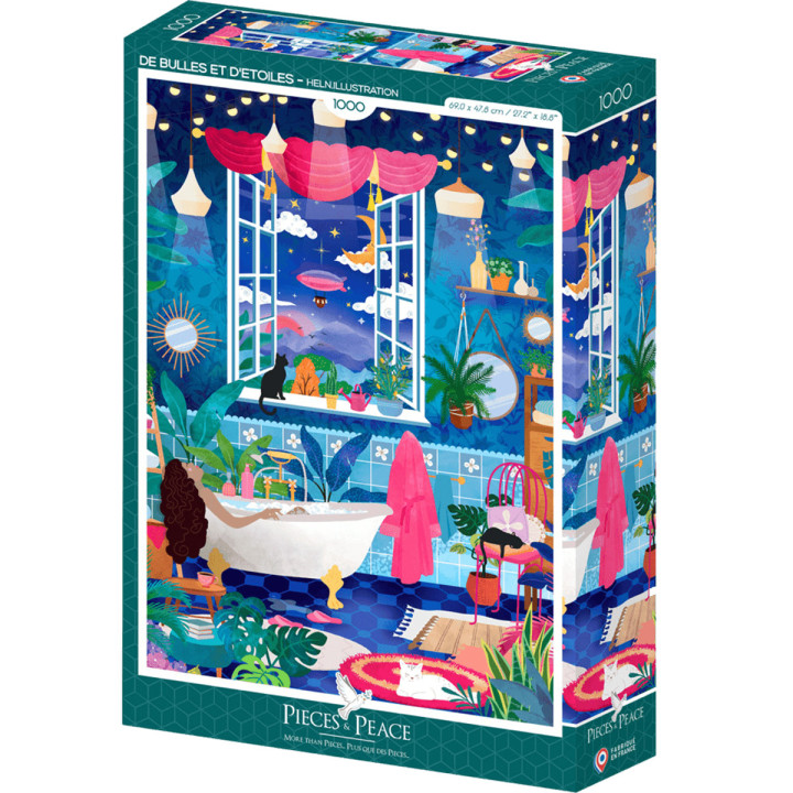 Puzzle De Bulles Et D'Etoiles - 1000 Pièces