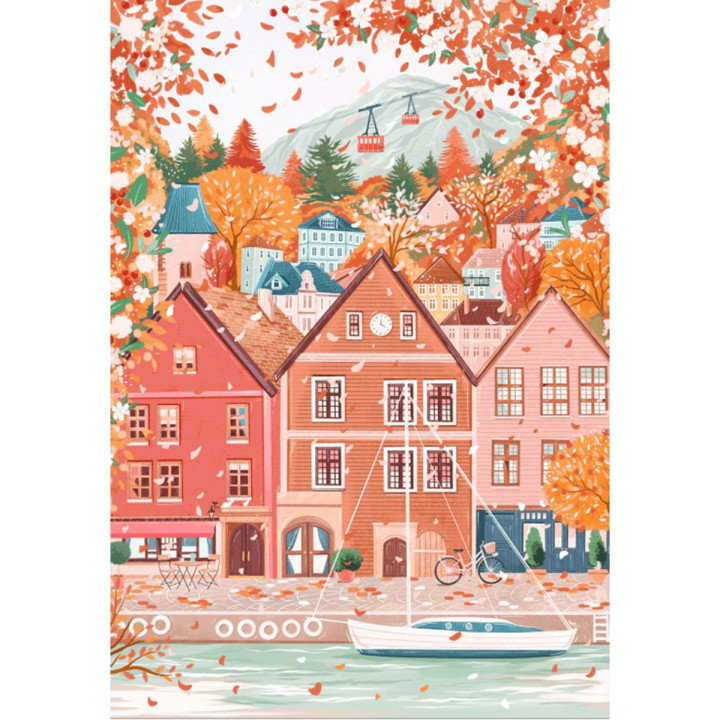 Puzzle Bergen - 1000 Pièces