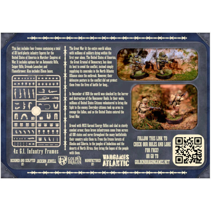 Wargames Atlantic - United States G.I. Infantry