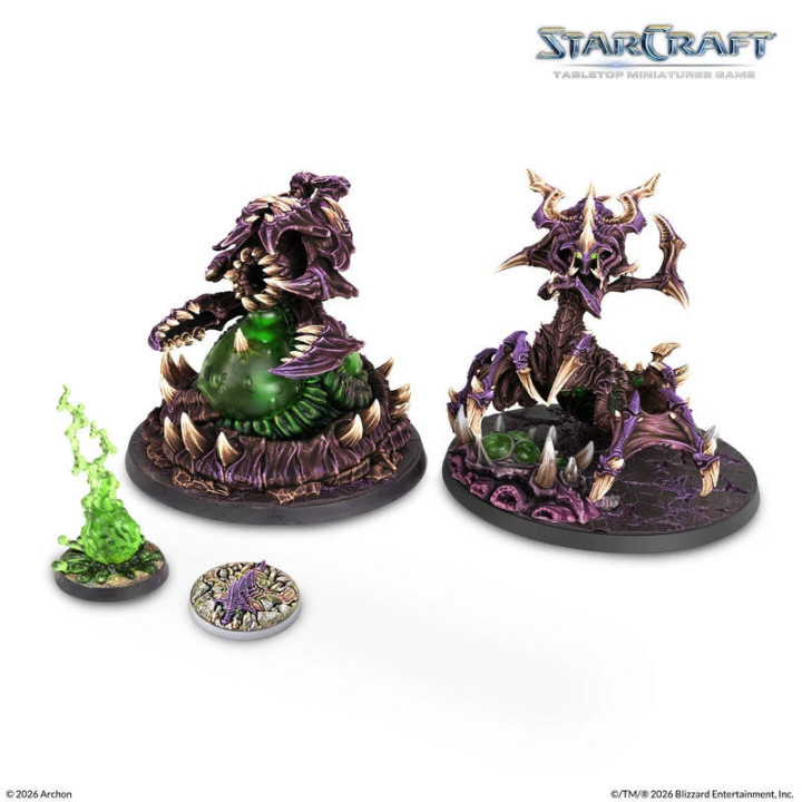 Starcraft Miniature Game : Zerg - Zagara & Bile Launcher (EN)