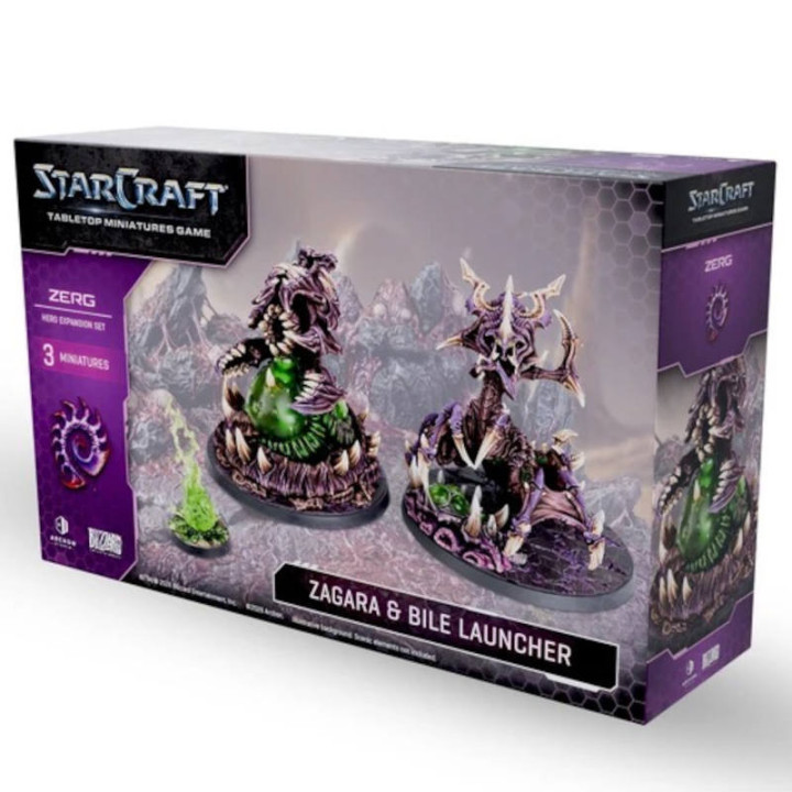 Starcraft Miniature Game : Zerg - Zagara & Bile Launcher (EN)