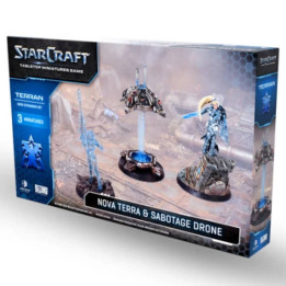 Starcraft Miniature Game : Terran - Nova Terra & Sabotage Drone (EN)