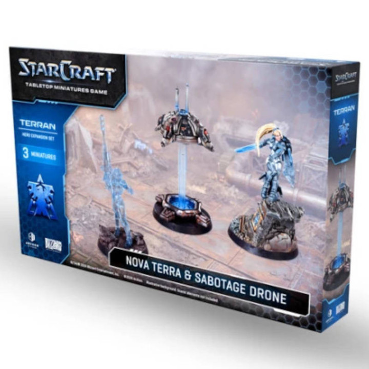 Starcraft Miniature Game : Terran - Nova Terra & Sabotage Drone (EN)