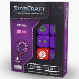 Starcraft Miniature Game : Zerg Custom Dice Set (EN)
