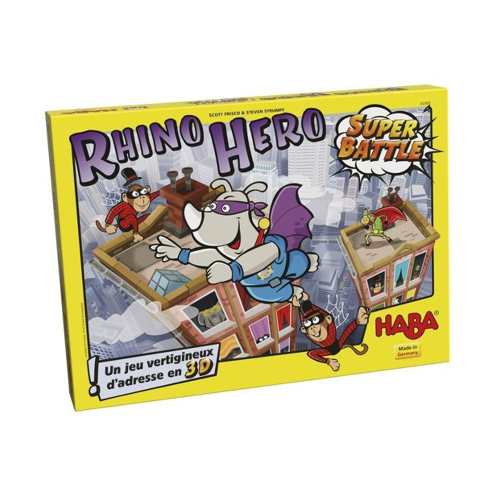 Acheter Rhino Hero Super Battle - Jeu de société - Ludifolie