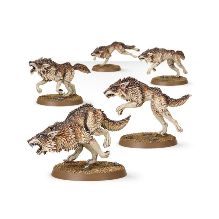 Acheter W40K : Space Wolves Fenrisian Wolves - Ludifolie
