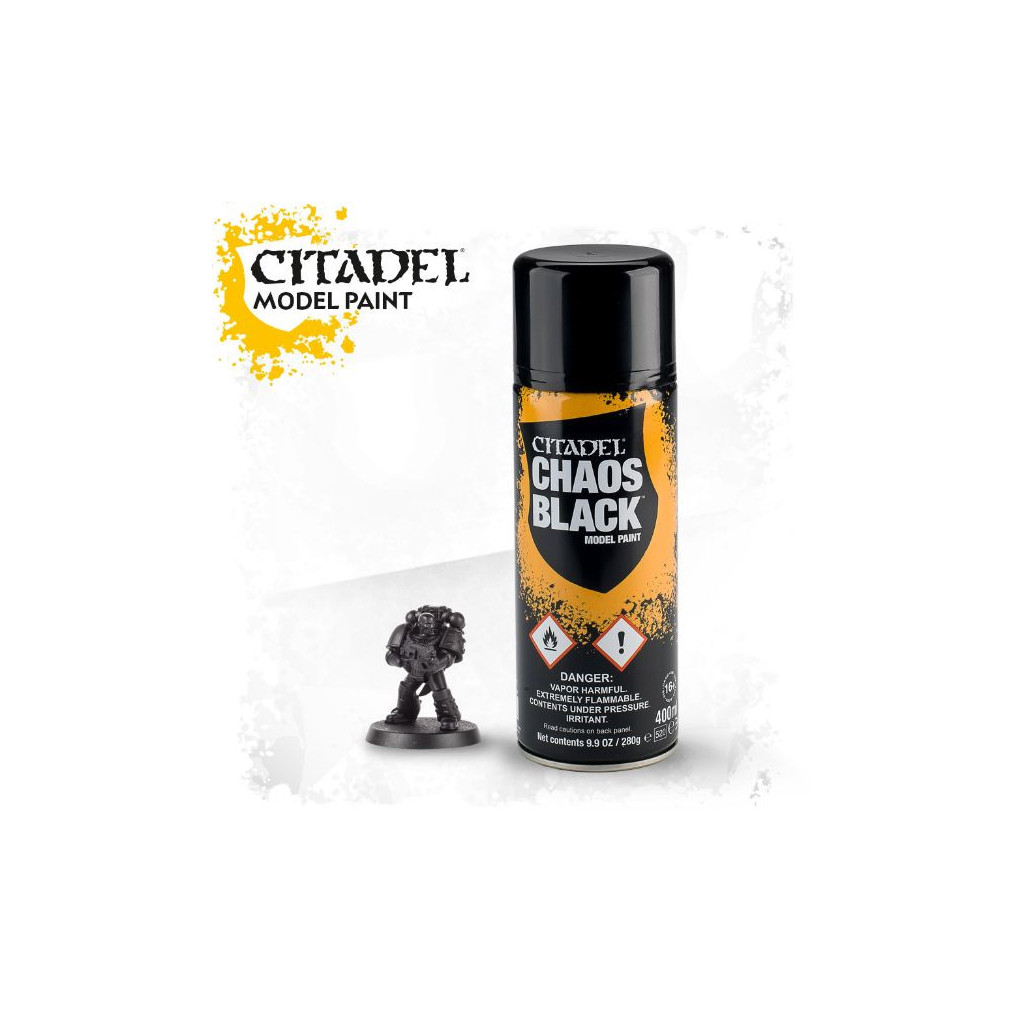 Citadel Aerosol Sous-Couche Chaos Black - Extensions jeux de plateau -  Achetez sur ludifolie