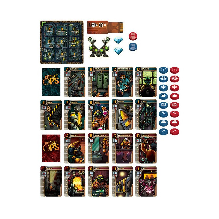 Pocket Ops - Cartes et petits jeux - Achetez sur ludifolie